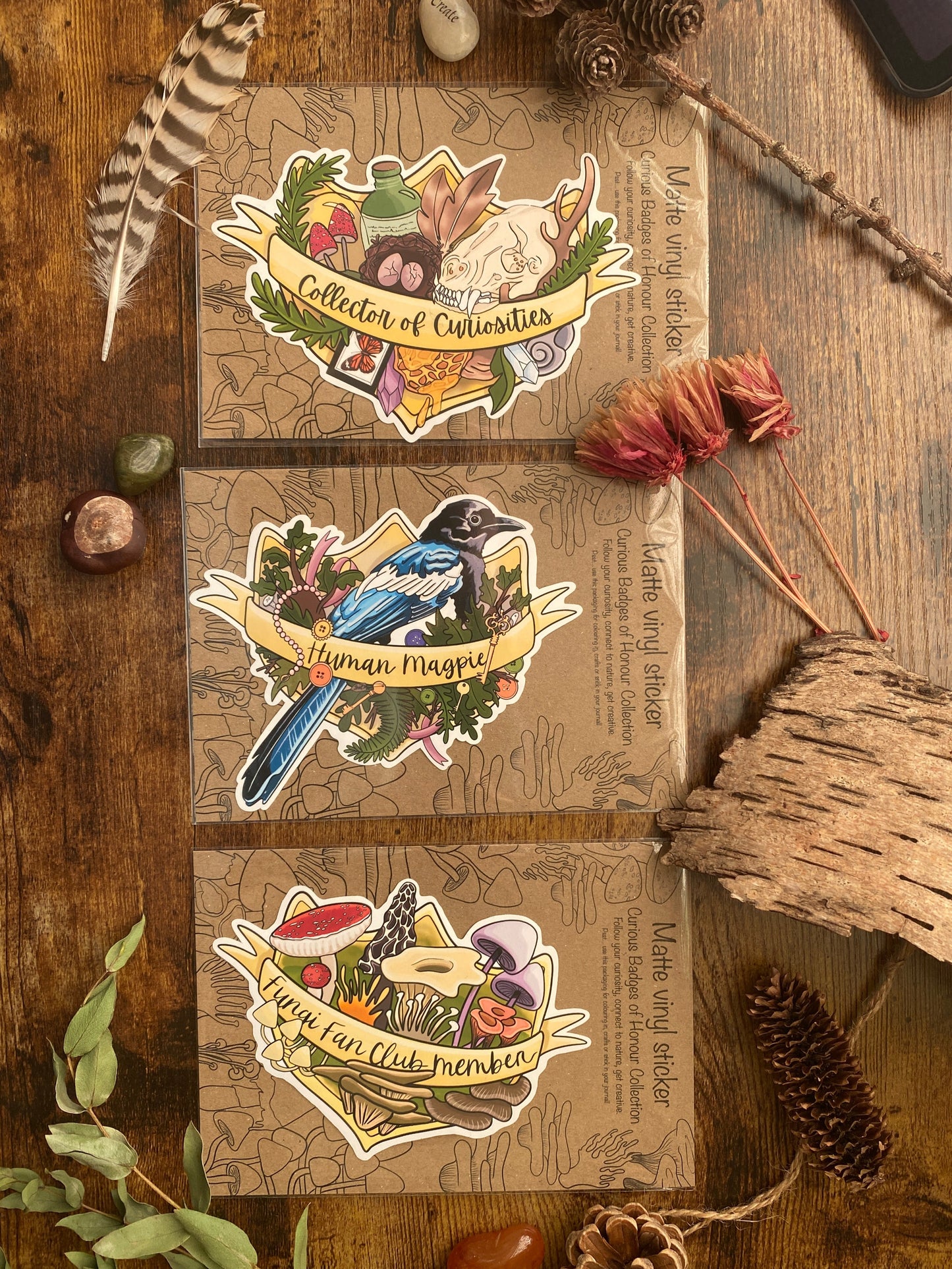 Fungi Fan Club Member vinyl sticker