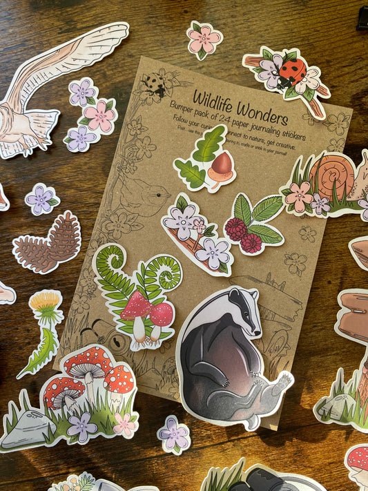 Wildlife Wonders bumper sticker pack