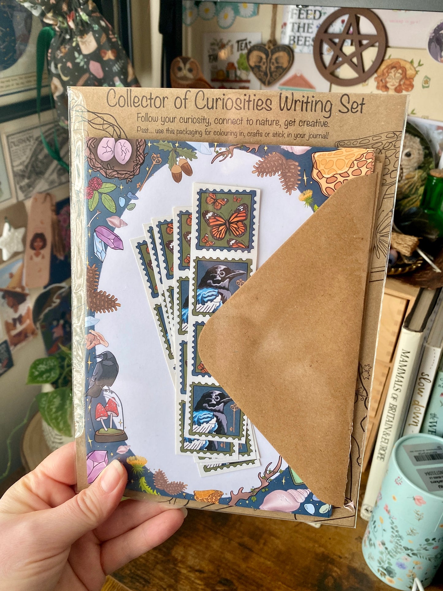 Nature's Curiosities writing set