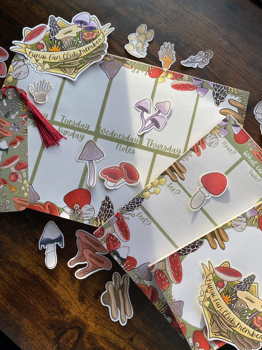 Fungi Fan Club sticker pack